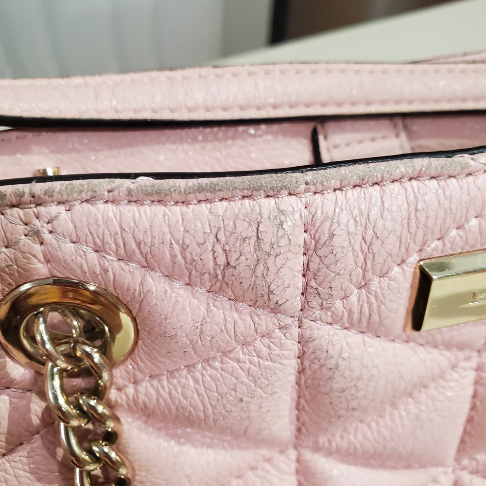 Kate Spade Quilted Pink Leather Tote‎ Handbag